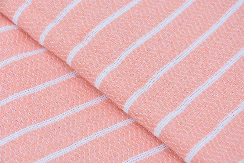 Bridal Shower Favor, Custom Wedding Towel, 70x40 Cotton Striped Towel, Sand-resistant towel, Large Turkish Towel, Bachelorette Party Gift - 6