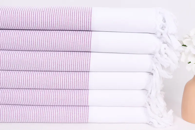 Valentines Day Gift For Him, Girls Weekend Favors, Gift For Him, Fouta towel, Turkish Towel Monogram, Bridal Shower Gift, 70x40 Cotton Striped Towel - 3