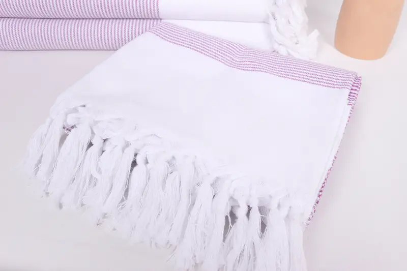 Valentines Day Gift For Him, Girls Weekend Favors, Gift For Him, Fouta towel, Turkish Towel Monogram, Bridal Shower Gift, 70x40 Cotton Striped Towel - 5