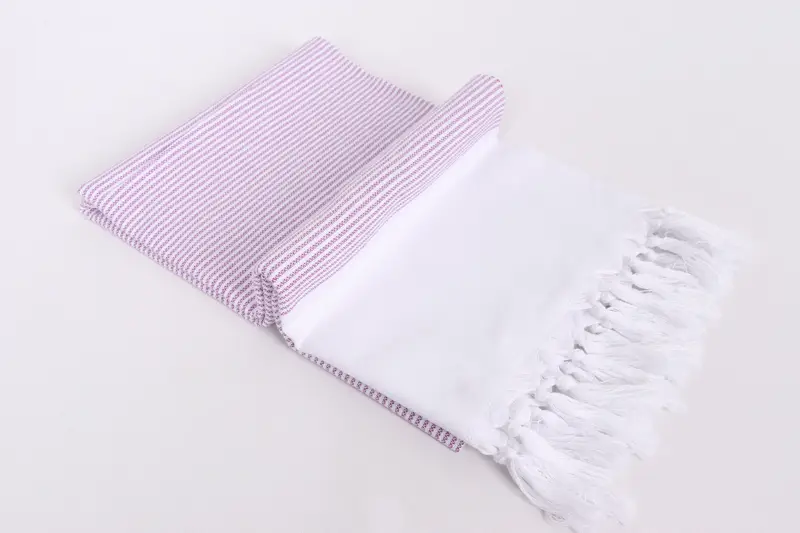 Valentines Day Gift For Him, Girls Weekend Favors, Gift For Him, Fouta towel, Turkish Towel Monogram, Bridal Shower Gift, 70x40 Cotton Striped Towel - 6