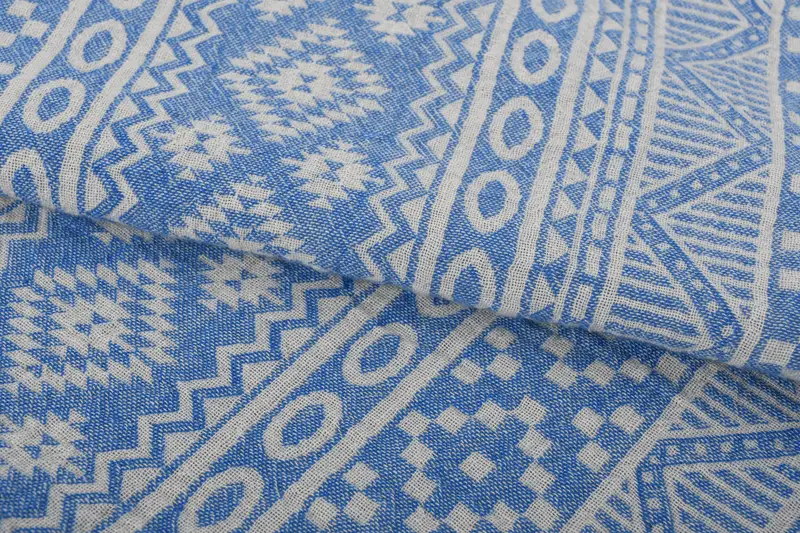 68x36 Cotton Geometric Towel, Housewarming Gift, Home Gift, Turkish Towel Beach, Luxury Beach Towel, Absorbent Turkish towel, Guest Towel - 5