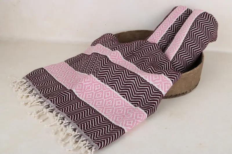 Bachelorette Party Favors, 70x40 Cotton Chevron Towel, Soft towel, Summer Towel, Lightweight Turkish towel for beach, Halloween Gifts, Turkish towel - 6