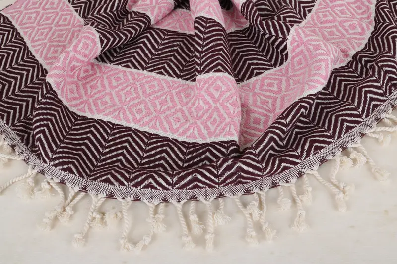 Bachelorette Party Favors, 70x40 Cotton Chevron Towel, Soft towel, Summer Towel, Lightweight Turkish towel for beach, Halloween Gifts, Turkish towel - 7