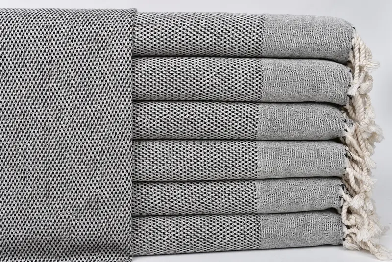 Turkish Towel Hand Towel, 44x24 Cotton Polka Dot Towel, Monogram Hand Towel, Handmade Gift, Valentines Gift, Small Bath Towels, Holiday Towel - 1