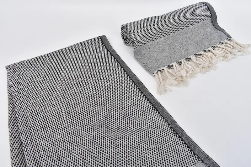 Turkish Towel Hand Towel, 44x24 Cotton Polka Dot Towel, Monogram Hand Towel, Handmade Gift, Valentines Gift, Small Bath Towels, Holiday Towel - 7