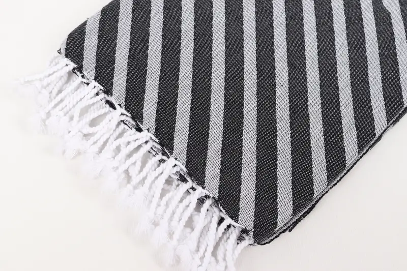 Personalized Turkish Towel, Absorbent towel, 70x40 Cotton Striped Towel, Turkish beach towel, Girls Weekend Getaways Ideas, Embroidery Towels - 7