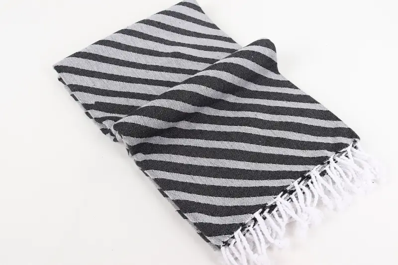 Personalized Turkish Towel, Absorbent towel, 70x40 Cotton Striped Towel, Turkish beach towel, Girls Weekend Getaways Ideas, Embroidery Towels - 6