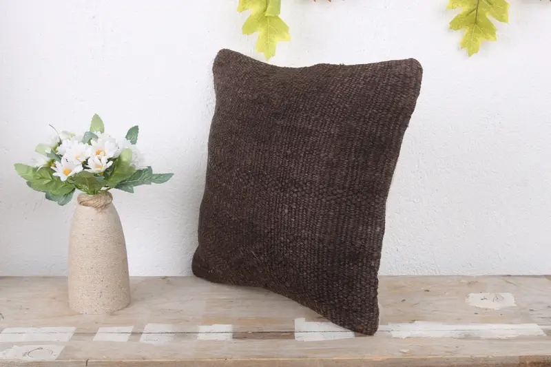 Southwestern Cushion Cover, Pillow for Sofa, Boho Pillow Sham Cover, Boho Pillow, Pillow Sham, 12x12 Brown Pillow Case, Bright Pillow - 4