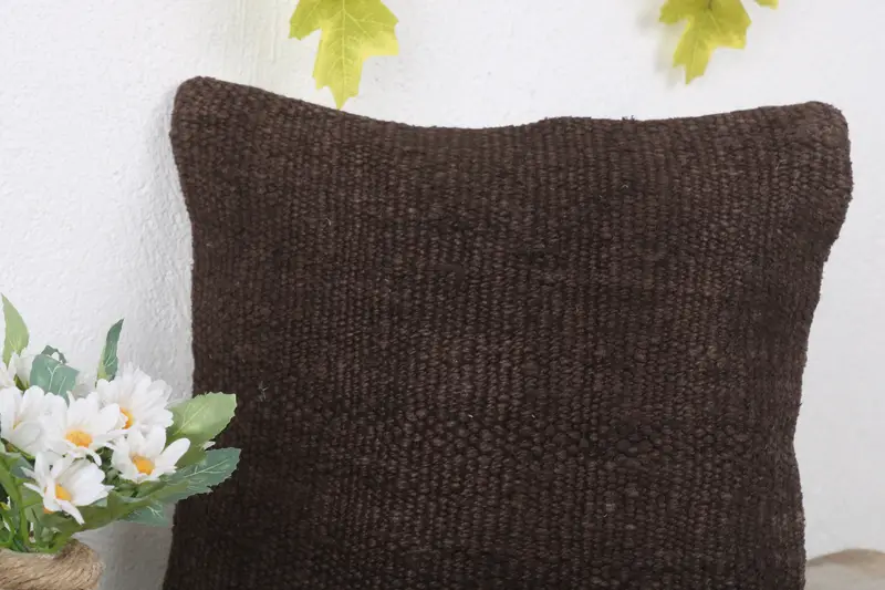 Southwestern Cushion Cover, Pillow for Sofa, Boho Pillow Sham Cover, Boho Pillow, Pillow Sham, 12x12 Brown Pillow Case, Bright Pillow - 5