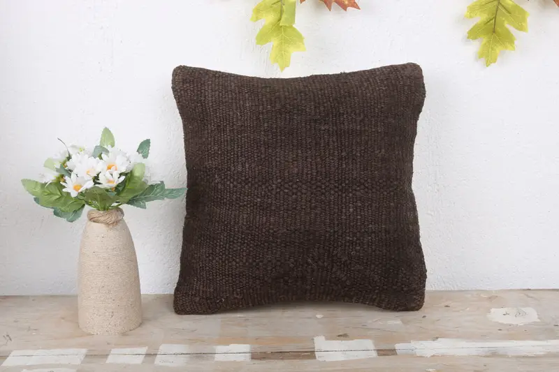 Southwestern Cushion Cover, Pillow for Sofa, Boho Pillow Sham Cover, Boho Pillow, Pillow Sham, 12x12 Brown Pillow Case, Bright Pillow - 2