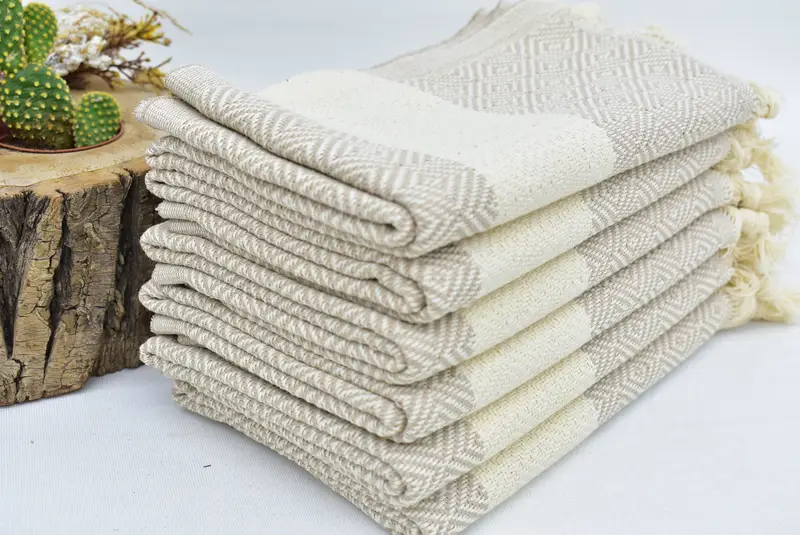 Toalla de cocina de monograma, regalo hecho a mano, favores de boda, regalo de boda, toalla navideña, toalla con nombre, toalla de baño, toalla de diamante de algodón 36x20 - 4