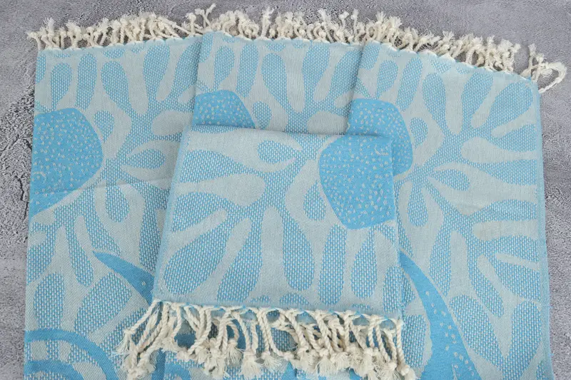 Personalized Kitchen Towel, 40x18 Cotton Whale Design Towel, Wedding Hand Made Gift, Monogrammed Hand Towel, Turkish Hand Towel, Bridesmaid Favors - 5