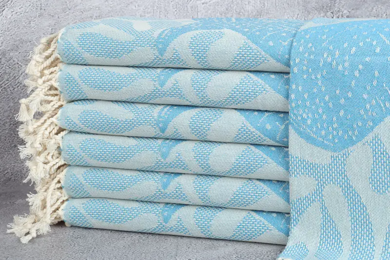 Personalized Kitchen Towel, 40x18 Cotton Whale Design Towel, Wedding Hand Made Gift, Monogrammed Hand Towel, Turkish Hand Towel, Bridesmaid Favors - 2