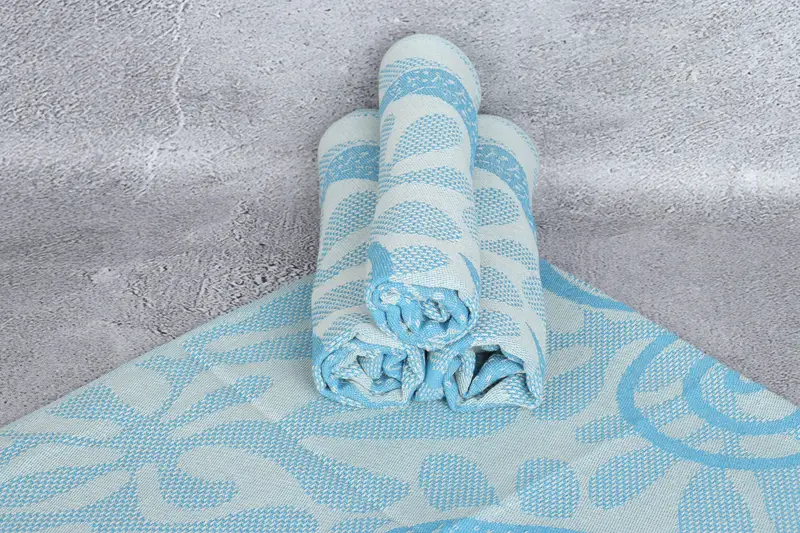 Personalized Kitchen Towel, 40x18 Cotton Whale Design Towel, Wedding Hand Made Gift, Monogrammed Hand Towel, Turkish Hand Towel, Bridesmaid Favors - 8