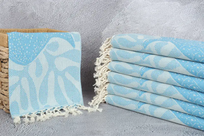 Personalized Kitchen Towel, 40x18 Cotton Whale Design Towel, Wedding Hand Made Gift, Monogrammed Hand Towel, Turkish Hand Towel, Bridesmaid Favors - 4