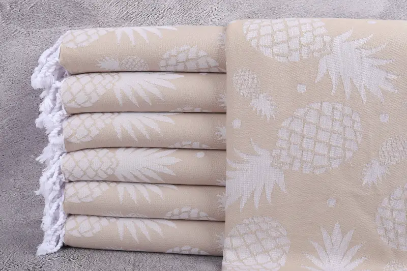 Girl Trip Party Favor, Personalize Gift, Wedding Gifts Towel, Bridal Shower Gift, Personalized Turkish Towel, 70x36 Cotton Pineapple Design Towel - 2