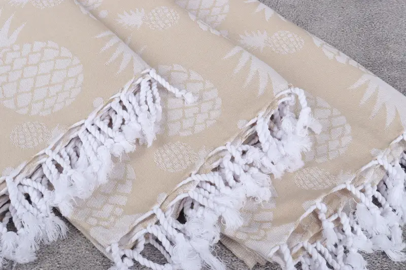 Girl Trip Party Favor, Personalize Gift, Wedding Gifts Towel, Bridal Shower Gift, Personalized Turkish Towel, 70x36 Cotton Pineapple Design Towel - 6