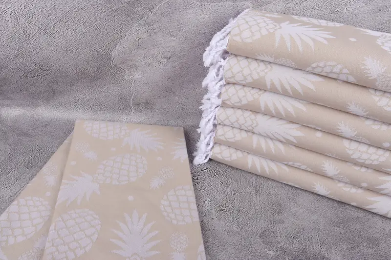 Girl Trip Party Favor, Personalize Gift, Wedding Gifts Towel, Bridal Shower Gift, Personalized Turkish Towel, 70x36 Cotton Pineapple Design Towel - 3