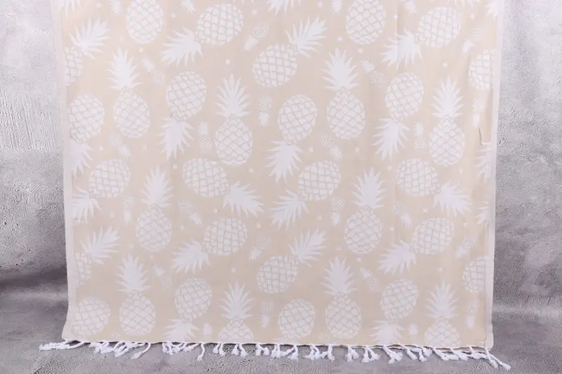 Girl Trip Party Favor, Personalize Gift, Wedding Gifts Towel, Bridal Shower Gift, Personalized Turkish Towel, 70x36 Cotton Pineapple Design Towel - 1