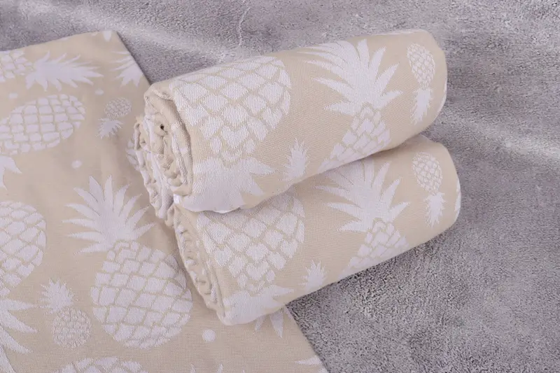 Girl Trip Party Favor, Personalize Gift, Wedding Gifts Towel, Bridal Shower Gift, Personalized Turkish Towel, 70x36 Cotton Pineapple Design Towel - 8