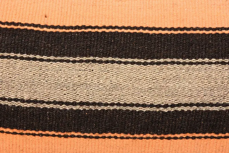 Cushion Case, Vintage Kilim Pillow, Farmhouse Cushion, 12x43 Orange Cushion Case, Turkish Pillow, Home Decor Pillow, Retro Throw Pillow Case - 3