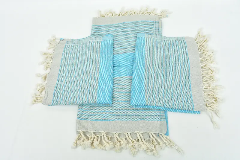 Organic Towel, Turkish Towel Hand Towel, Anniversary Gift For Her, Monogram Kitchen Towel, 36x20 Cotton Striped Towel, Gym Towel, Turkish Tea Towel - 6