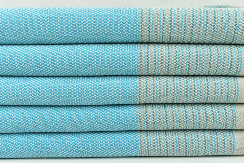 Organic Towel, Turkish Towel Hand Towel, Anniversary Gift For Her, Monogram Kitchen Towel, 36x20 Cotton Striped Towel, Gym Towel, Turkish Tea Towel - 2