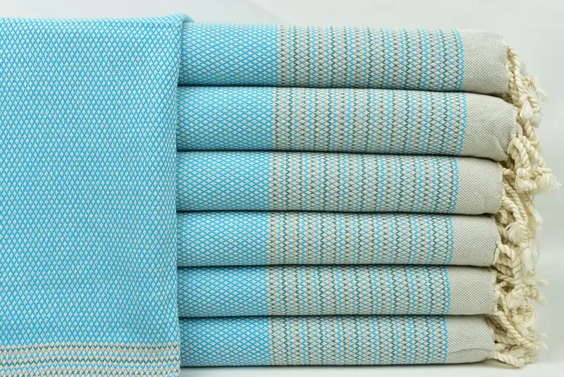 Organic Towel, Turkish Towel Hand Towel, Anniversary Gift For Her, Monogram Kitchen Towel, 36x20 Cotton Striped Towel, Gym Towel, Turkish Tea Towel - 1