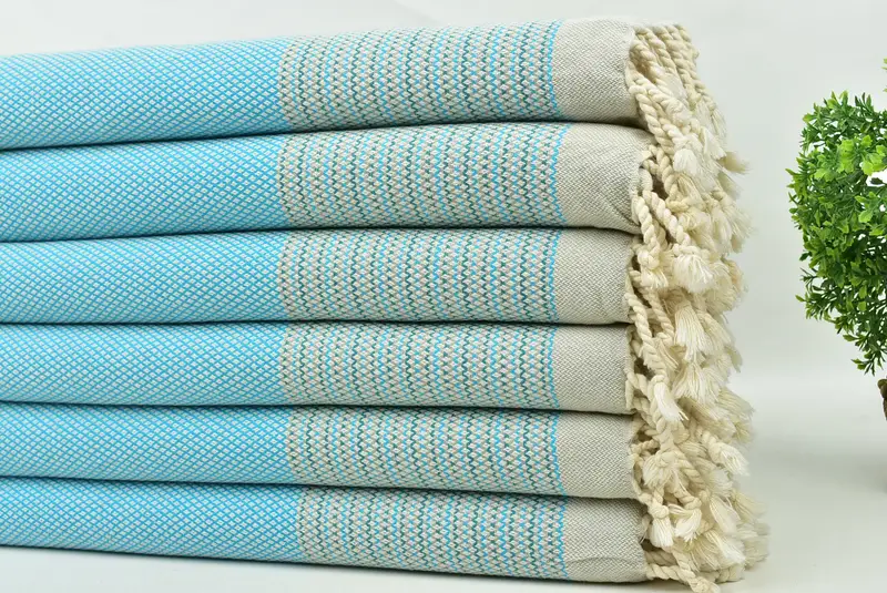 Organic Towel, Turkish Towel Hand Towel, Anniversary Gift For Her, Monogram Kitchen Towel, 36x20 Cotton Striped Towel, Gym Towel, Turkish Tea Towel - 3