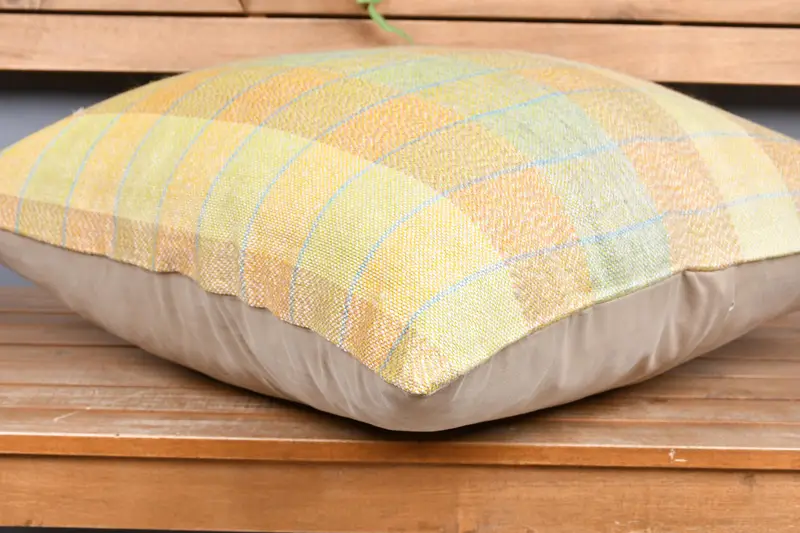 Shabby Chic Pillow, 24x24 Orange Cushion, Pillow for Sofa, Cushion Case, Toss Cushion, Home Decor Pillow, Vintage Kilim Throw Pillow - 4