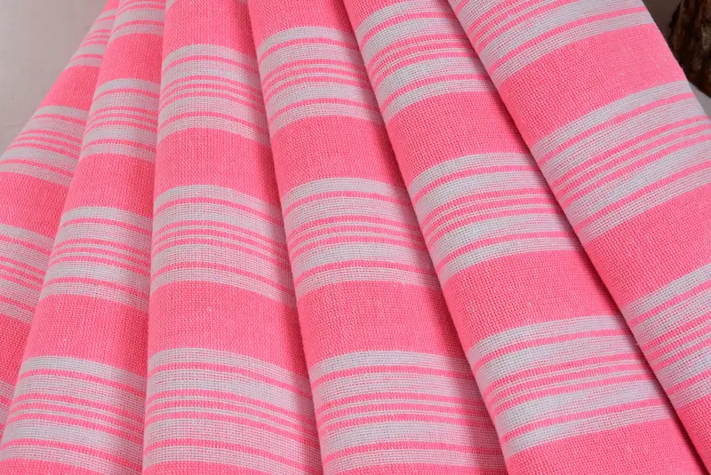 Monogram Turkish Towel, Embroidered Turkish Towel, Spa Gift, 70x40 Cotton Striped Towel, Scarf Towel, Sand-resistant towel, Monogrammed Beach Towel - 5