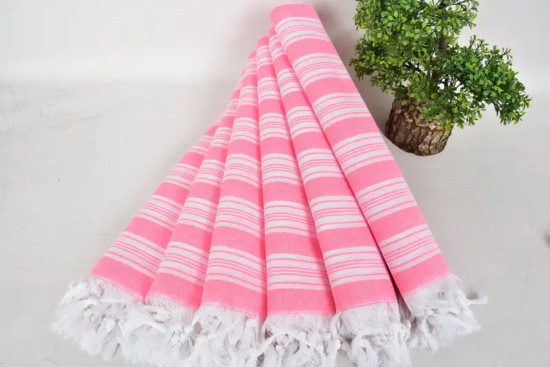 Monogram Turkish Towel, Embroidered Turkish Towel, Spa Gift, 70x40 Cotton Striped Towel, Scarf Towel, Sand-resistant towel, Monogrammed Beach Towel - 4