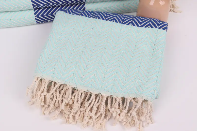 Valentines Day Gift Idea, Turkish Towel Beach, 70x40 Cotton Chevron Towel, Personalized Turkish Towel, Bachelorette Beach Towel, Hammam towel - 5