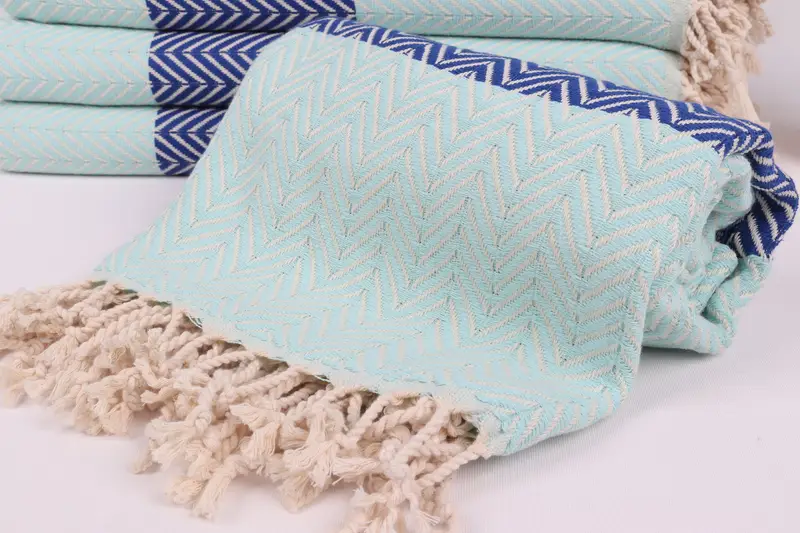 Valentines Day Gift Idea, Turkish Towel Beach, 70x40 Cotton Chevron Towel, Personalized Turkish Towel, Bachelorette Beach Towel, Hammam towel - 4