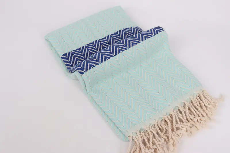Valentines Day Gift Idea, Turkish Towel Beach, 70x40 Cotton Chevron Towel, Personalized Turkish Towel, Bachelorette Beach Towel, Hammam towel - 6