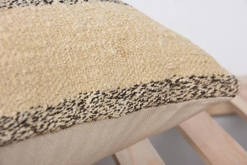 Vintage Kilim Yastığı, 20x20 Bej Yastık Örtüsü, Kanepe Yastığı Kılıfı, Boho Yastığı, Yastık Sahibi, Bahçe Yastığı Kapağı, Boho Yastık Sahibi Kapak - 7