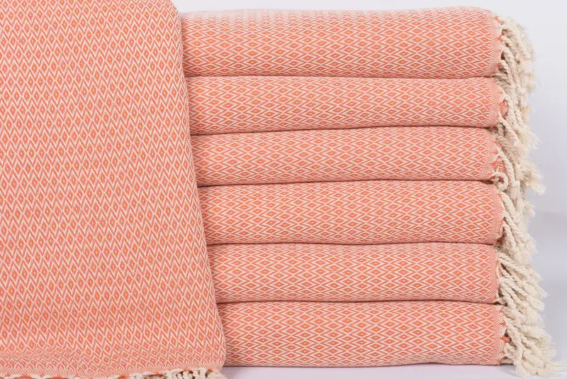 Wedding Gift Customized Blanket, Boho Throw Blankets, Woven Throw Blanket, 96x80 Cotton Diamond Towel, Bridal Shower Gift, Christmas Gift Blanket
