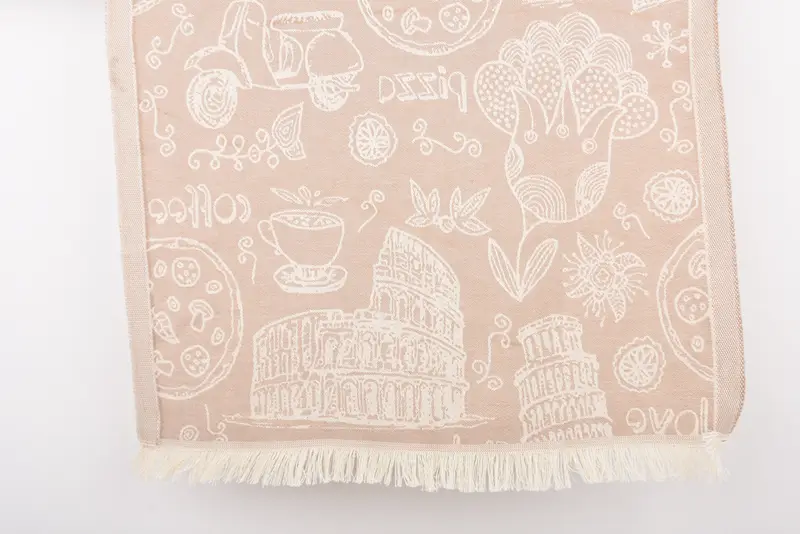 Toalla de diseño personalizada de plato, 28x20 Toalla de diseño de algodón italiano, favor de la despedida de soltera, regalos de Navidad, regalo personalizado, toalla de spa, regalos de dama de honor - 1