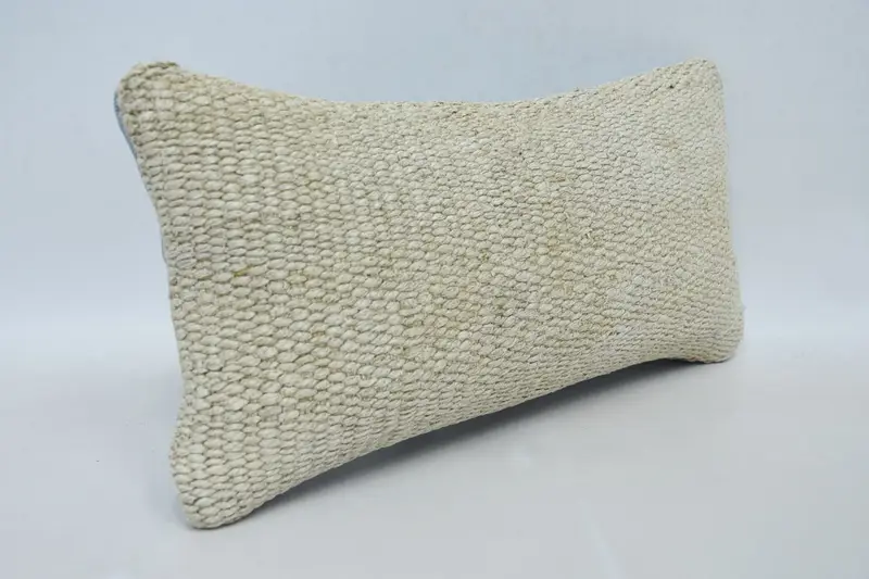 Home Decor Pillow, Pillow Cover, Pillow for Couch, 8x16 Beige Cushion Cover, Armchair Cushion, Vintage Kilim Throw Pillow, Indoor Pillow Cover - 3