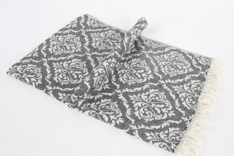 40x24 Cotton Baroque Towel, Monogrammed Hand Towel, Personalized Gift For Him, Monogram Kitchen Towel, Small Bath Towels, Best Friend Wedding Gift - 7