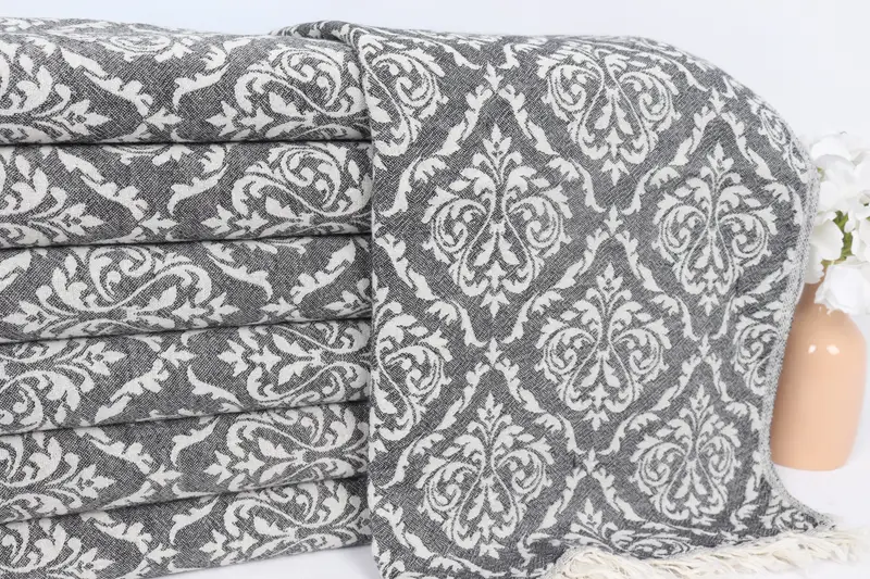 40x24 Cotton Baroque Towel, Monogrammed Hand Towel, Personalized Gift For Him, Monogram Kitchen Towel, Small Bath Towels, Best Friend Wedding Gift - 3