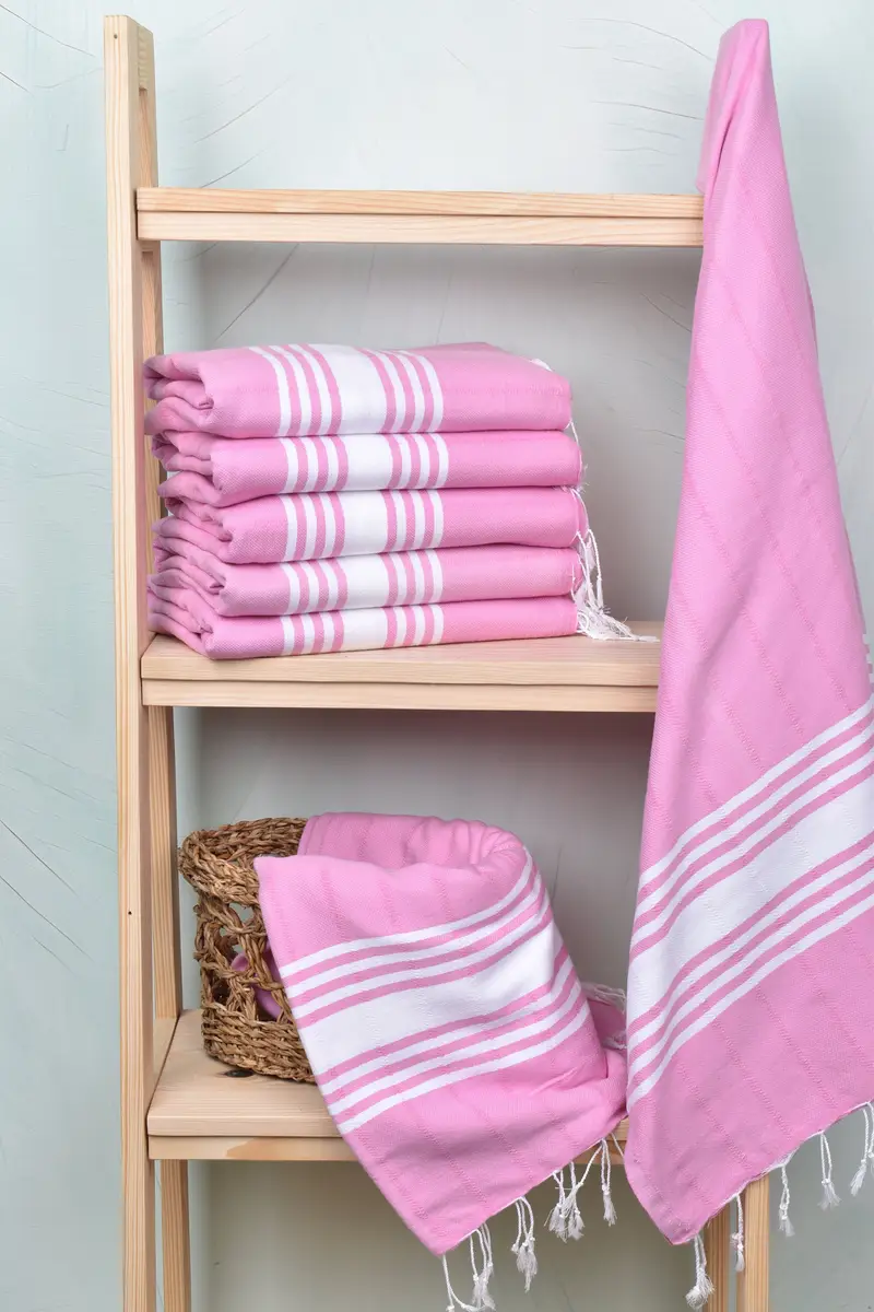 Best Friend Gift, Best Wedding Gift, Housewarming Gift, Valentines Gift, Beach Towel Monogram, Quick-dry peshtemal, 70x40 Cotton Striped Towel - 3