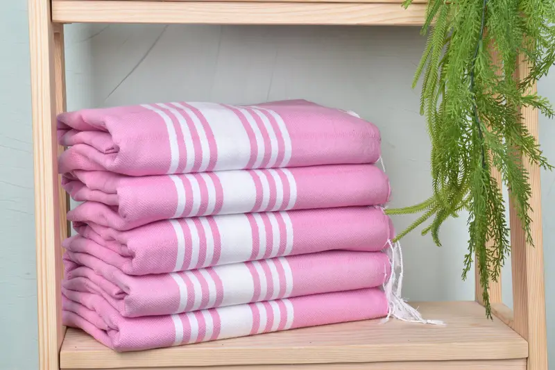 Best Friend Gift, Best Wedding Gift, Housewarming Gift, Valentines Gift, Beach Towel Monogram, Quick-dry peshtemal, 70x40 Cotton Striped Towel - 2