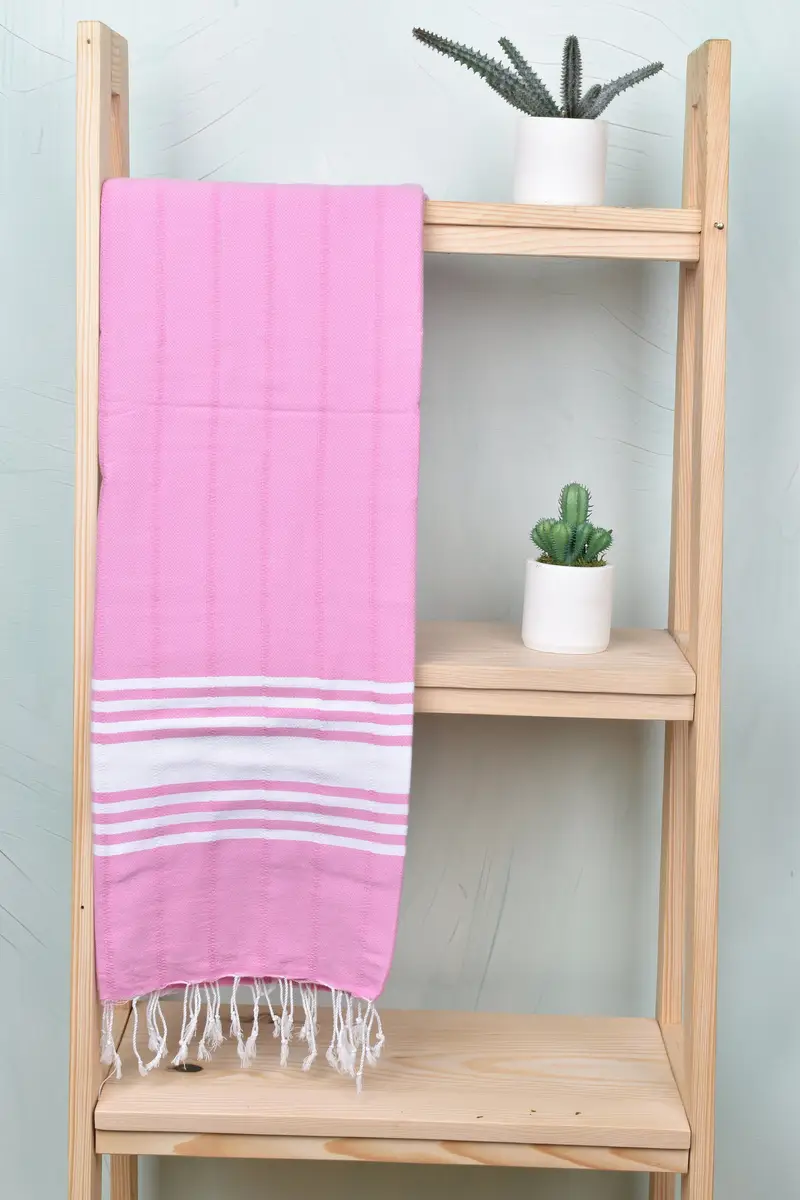Best Friend Gift, Best Wedding Gift, Housewarming Gift, Valentines Gift, Beach Towel Monogram, Quick-dry peshtemal, 70x40 Cotton Striped Towel - 8