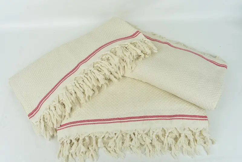 Bridal Shower Gift, Personalized Gifts, Personalized Blanket, 94x92 Cotton Striped Towel, Throw Blankets for Couch, Turkish Towel Beach Blanket - 6