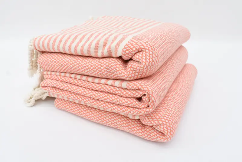 Personalize Gift, Spa Towel, Quick-Dry Beach Towel, Thin towel, Lightweight towel, Hammam Towel USA, 68x32 Cotton Striped Towel, Unique Wedding Gift - 4