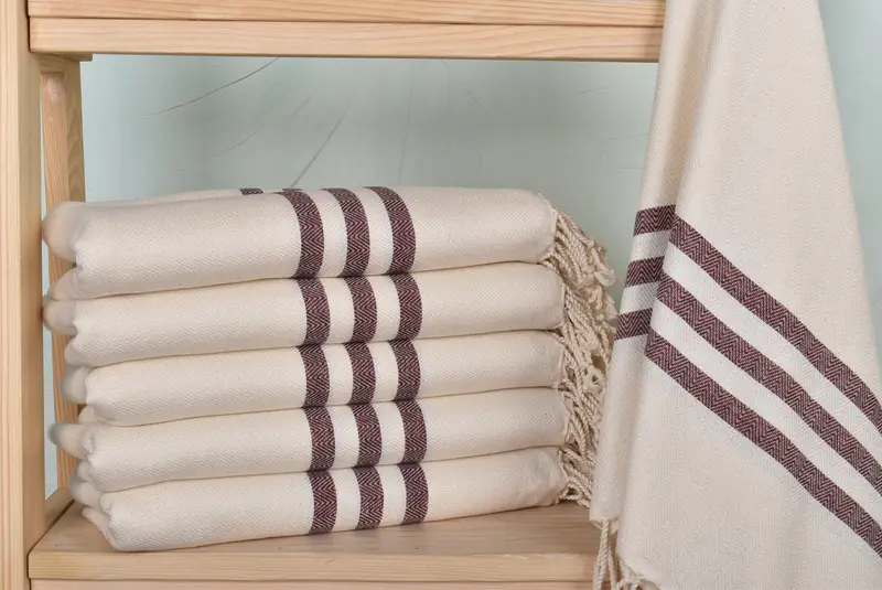 Personalized Gift, Gift Towel, 70x40 Cotton Striped Towel, Beach Towel Monogram, Turkish hand towel, Gift For The Home Decor, Gifts For Him - 2