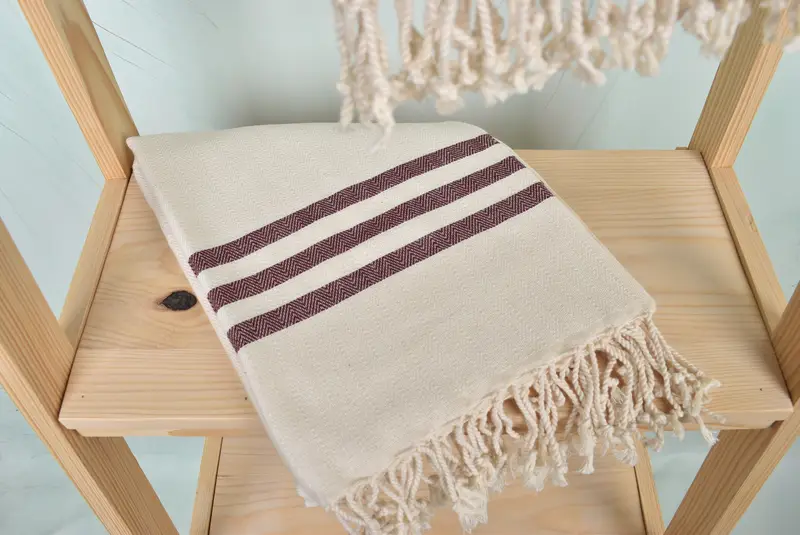 Personalized Gift, Gift Towel, 70x40 Cotton Striped Towel, Beach Towel Monogram, Turkish hand towel, Gift For The Home Decor, Gifts For Him - 5