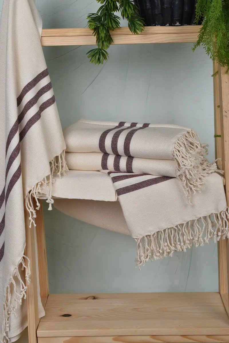 Personalized Gift, Gift Towel, 70x40 Cotton Striped Towel, Beach Towel Monogram, Turkish hand towel, Gift For The Home Decor, Gifts For Him - 6