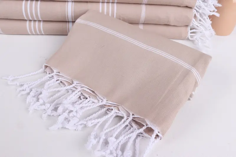 Bridesmaid Gifts, Unique Gift, Beach Wedding Favor, Bachelorette Party Gift, Handwoven Turkish Towel, Bachelorette Gifts, 70x40 Cotton Striped Towel - 4